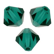 Perles toupies Preciosa - Rondelle Bead 3 mm - Emerald x30