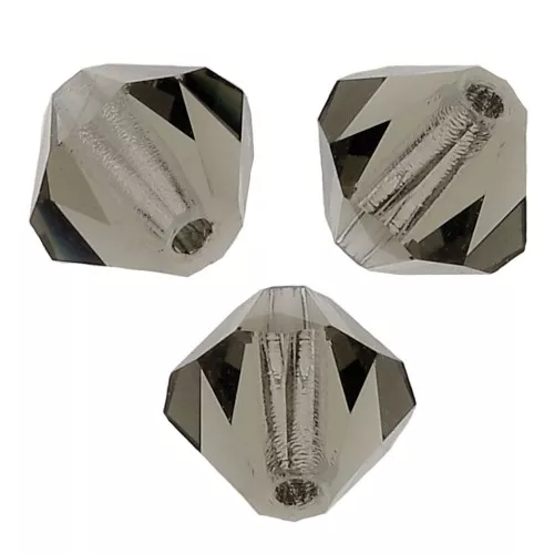 Perles toupies Preciosa - Rondelle Bead 3 mm - Black Diamond x30