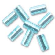 Bugles Miyuki 3 mm BGL1-018 - Aqua Silver Lined x10g|raw }}