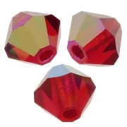 Perles toupies Preciosa - Rondelle Bead 3 mm - Light Siam AB x30