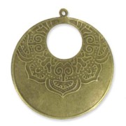 Pendentif léger bohème 63 mm bronze x1|raw }}