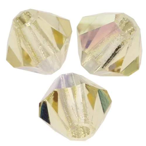 Perles toupies Preciosa - Rondelle Bead 3 mm - Jonquil AB x30