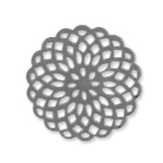 Estampes légères rosaces 45 mm gunmetal x6|raw }}