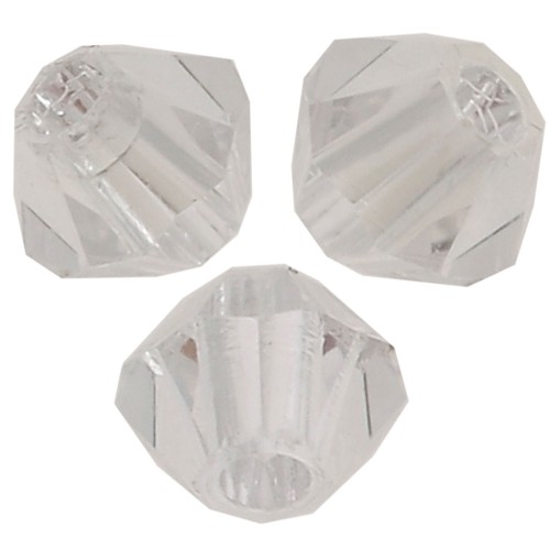 Perles toupies Preciosa - Rondelle Bead 3 mm - Crystal Argent Flare x30