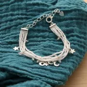 Perles toupies Preciosa - Rondelle Bead 3 mm - Crystal Lagoon x30