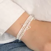 Perles toupies Preciosa - Rondelle Bead 3 mm - Crystal Lagoon x30