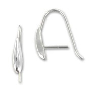 Crochets d'oreilles attache pendentif 18 mm en Argent 925 x2|raw }}