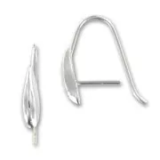 Crochets d'oreilles attache pendentif 18 mm en Argent 925 x2