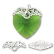 Attache pendentif pour 6228 18x17,5 mm en Argent 925 x1