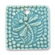 Pendentif en céramique 40 mm Light Turquoise x1|raw }}