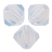 Perles toupies Preciosa - Rondelle Bead 5 mm - White Opal x12