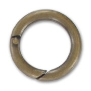 Fermoir rond éco 25 mm bronze x1