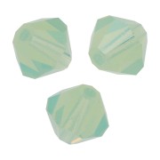 Perles toupies Preciosa - Rondelle Bead 5 mm - Chrysolite Opal x12