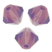 Perles toupies Preciosa - Rondelle Bead 5 mm - Amethyst Opal x12