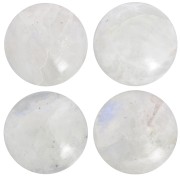 Cabochon rond 8 mm - Pierre de Lune x1