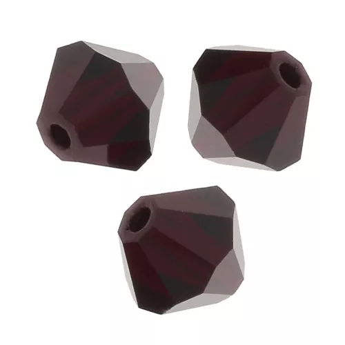 Perles toupies Preciosa - Rondelle Bead 5 mm - Garnet x12