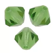 Perles toupies Preciosa - Rondelle Bead 5 mm - Peridot x12