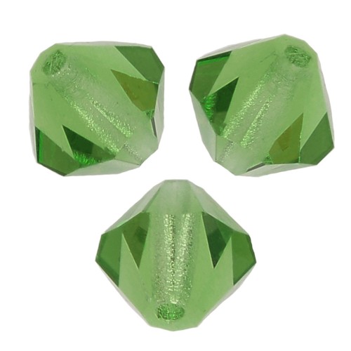 Perles toupies Preciosa - Rondelle Bead 5 mm - Peridot x12