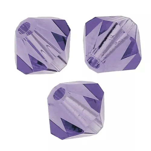 Perles toupies Preciosa - Rondelle Bead 5 mm - Tanzanite x12