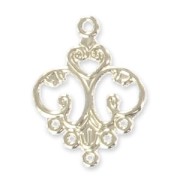 Intercalaires légers 5 rangs 32x24 mm argenté x10|raw }}