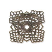 Bague estampe carrée 22 mm bronze x1|raw }}