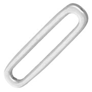 Intercalaire rectangle arrondi 20x6 mm - Argent 925 x1