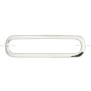 Intercalaire rectangle arrondi 21x6 mm - Argent 925 x1