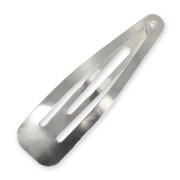 Barrette à cheveux 67 mm rhodié x1|raw }}