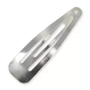 Barrette à cheveux 67 mm rhodié x1