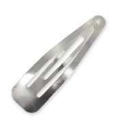 Barrette à cheveux 57 mm rhodié x1|raw }}