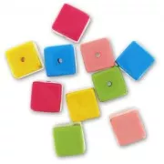 Assortiment de cubes 12 mm Multicolore x10