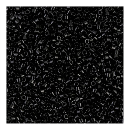 Miyuki Delica 11/0 DB0010 - Black x8g
