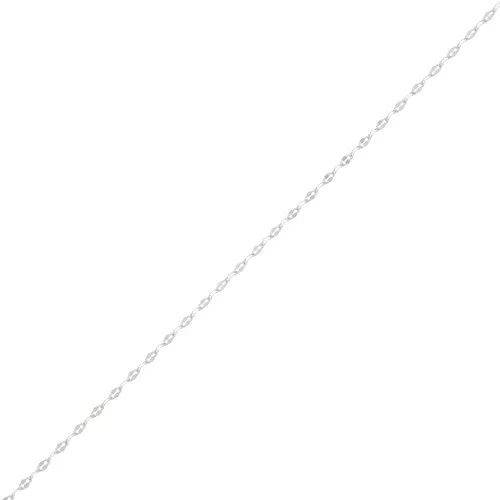 Chaîne maille Fantaisie 1.8 mm - Placage argent fin x50cm