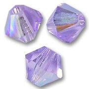 Toupies en cristal PureCrystal 5328 4 mm Violet AB x50|raw }}