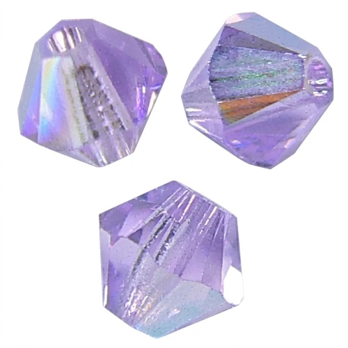 Toupies en cristal PureCrystal 5328 4 mm Violet AB x50