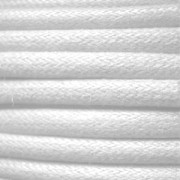 Coton ciré européen 0.7 mm Blanc x 3 m