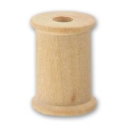 Bobine de fil en bois brut vide 30 mm x1