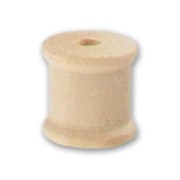 Bobine de fil en bois brut vide 13 mm x1