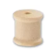 Bobine de fil en bois brut vide 13 mm x1