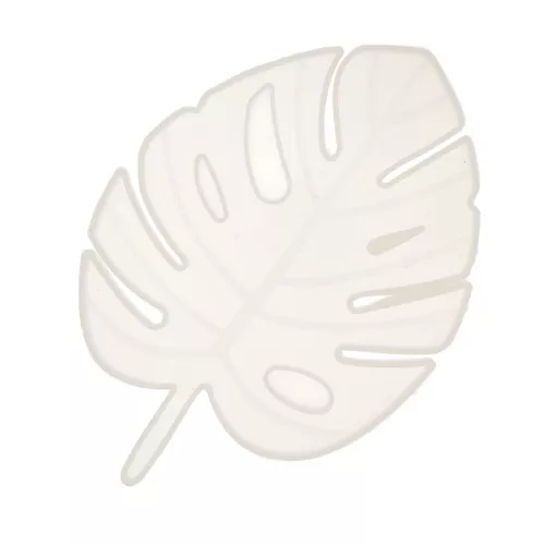 Moule silicone pour réaliser une feuille de Philodendron en résine 24x17 cm x1