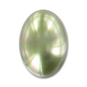 Cabochon en résine nacré 18x13 mm Olive x1|raw }}