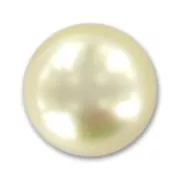 Cabochon en résine nacré 12 mm Cream x1