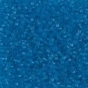 Miyuki Delica 11/0 DB1318 - Dyed Transparent Capri Blue x8g