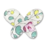 Papillon 15x20 mm Liberty Eloïse Rose x1|raw }}