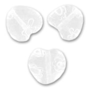 Coeurs Millefiori 10 mm Crystal x5|raw }}