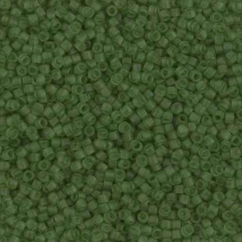Miyuki Delica 11/0 DB1267 - Transparent Mat Olive x8g