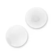 Perles rondes Polaris Dépolies 4 mm Crystal x20