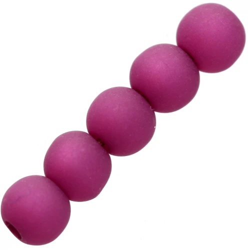 Perles rondes Polaris Dépolies 4 mm Amethyst x20