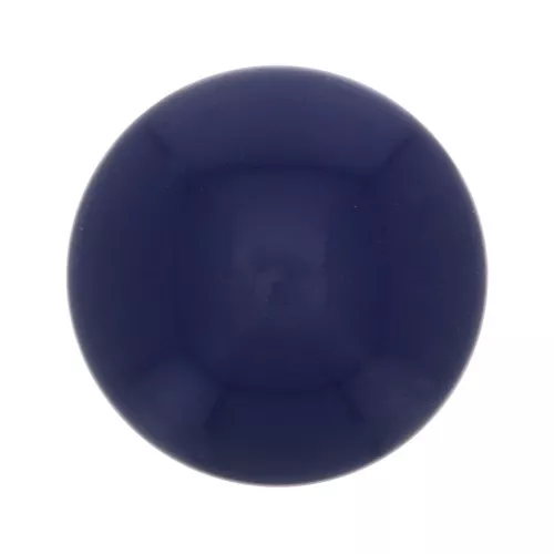 Cabochon rond en résine opaque 12 mm - Bleu marine x1