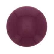 Cabochon rond en résine opaque 12 mm - Aubergine x1